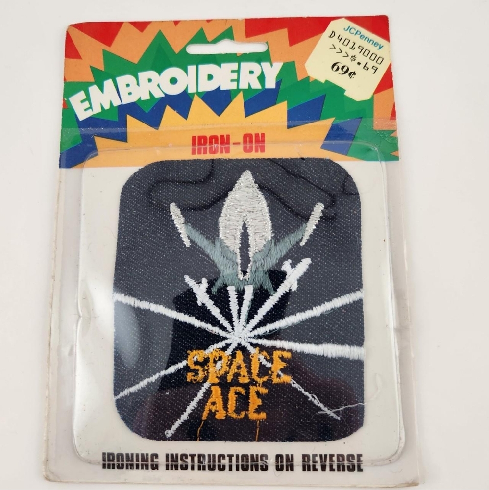[NWT] Vintage "Space Ace" Iron-On Patch from JCPenny